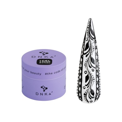 Гель-фарба DNKa' Gel Paint Ethno Black, 5 мл