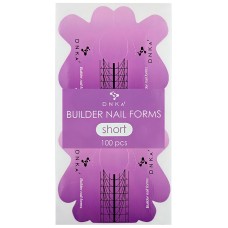 DNKa' Paper Builder nail forms short Нижні форми для нарощування короткі, 100 шт