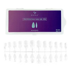 Гелеві типси DNKa' Professional Nail Gel Tips Almond, 240 шт