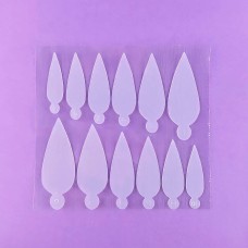 Молди DNKa' Professional nail molds №0001, 36 шт