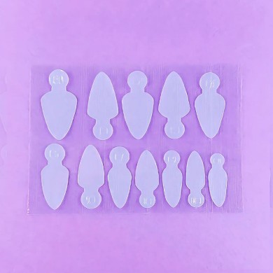 Молди DNKa' Professional nail molds №0002, 36 шт